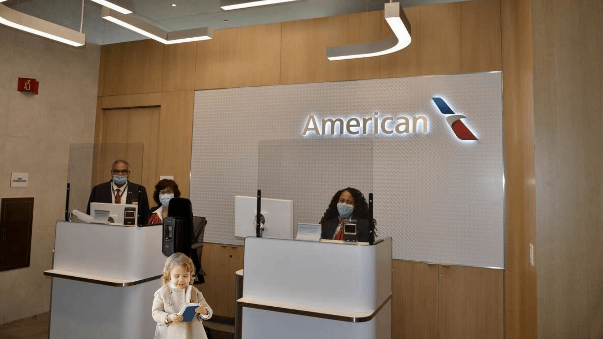 american airlines international travel with a minor