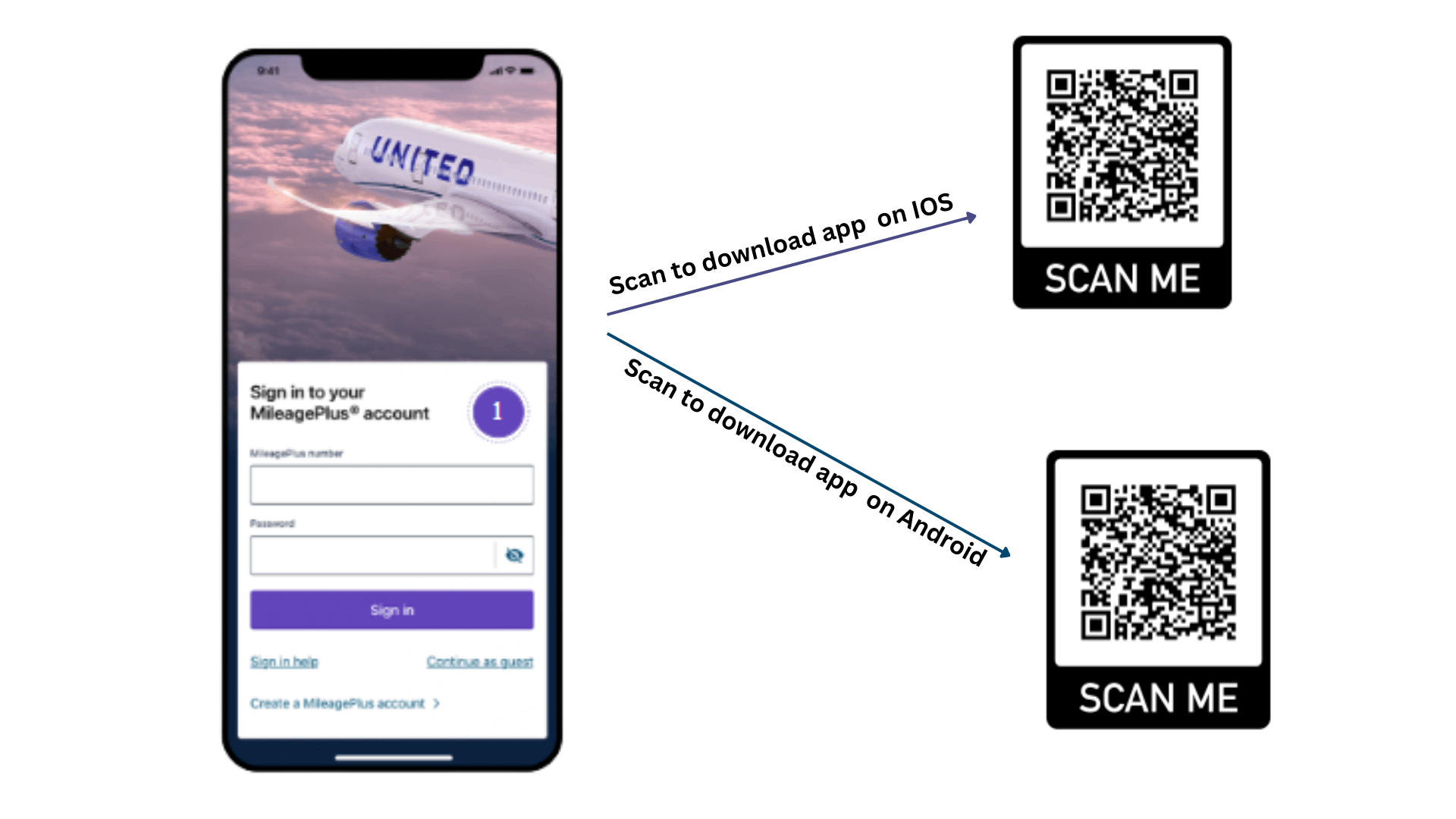 united-airlines-check-in-through-mobile